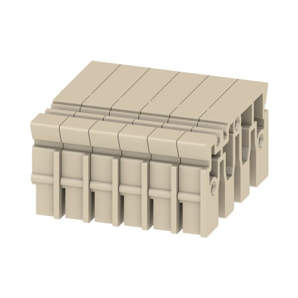 WEIDMÜLLER - Mehrstock-Reihenklemme, dunkelbeige