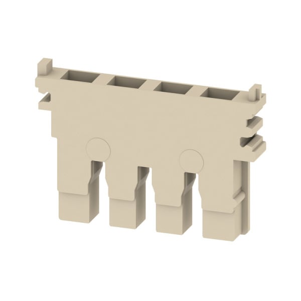 WEIDMÜLLER - Mehrstock-Reihenklemme, Steckanschluss, 2.5mm², dunkelbeige