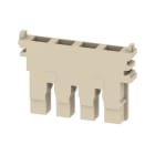 WEIDMÜLLER - Mehrstock-Reihenklemme, Steckanschluss, 2.5mm², dunkelbeige