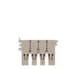 WEIDMÜLLER - Mehrstock-Reihenklemme, Steckanschluss, 2.5mm², dunkelbeige