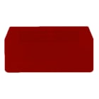 WEIDMÜLLER - Trennwand (Klemmen), Abschluss- und Zwischenplatte, 59.5x30.5mm, rot