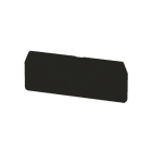 WEIDMÜLLER - Trennwand (Klemmen), Abschluss- und Zwischenplatte, 79.4x30.5mm, schwarz