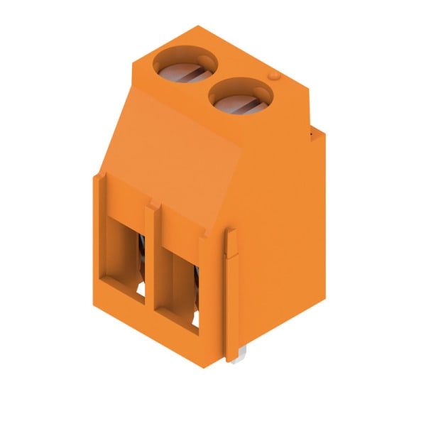 WEIDMÜLLER - Leiterplattenklemme, 5.00mm, Polzahl:2, Abgang: 90°, Zugbügelanschluss