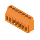 WEIDMÜLLER - Leiterplattenklemme, 5.00mm, Polzahl:7, Abgang: 90°, Zugbügelanschluss