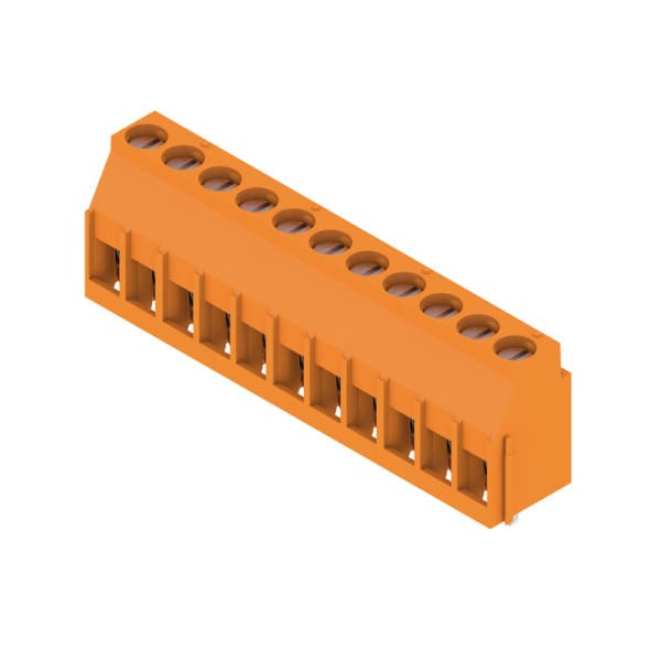 WEIDMÜLLER - Leiterplattenklemme, 5.00mm, Polzahl:11, Abgang: 90°, Zugbügelanschluss