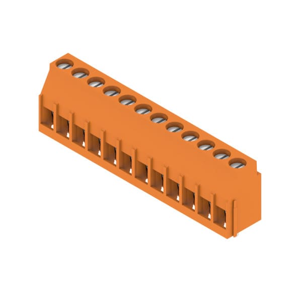 WEIDMÜLLER - Leiterplattenklemme, 5.08mm, Polzahl:12, Abgang: 90°, Zugbügelanschluss