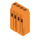 WEIDMÜLLER - Leiterplattenklemme, 5.08mm, Polzahl:4, Abgang: 90°, Zugbügelanschluss