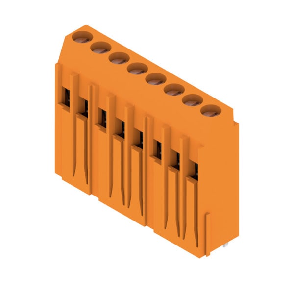 WEIDMÜLLER - Leiterplattenklemme, 5.08mm, Polzahl:8, Abgang: 90°, Zugbügelanschluss