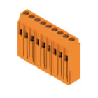 WEIDMÜLLER - Leiterplattenklemme, 5.08mm, Polzahl:9, Abgang: 90°, Zugbügelanschluss