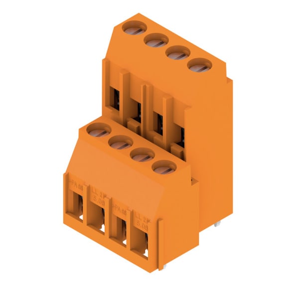 WEIDMÜLLER - Leiterplattenklemme, 5.08mm, Polzahl:8, Abgang: 90°, Zugbügelanschluss