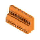 WEIDMÜLLER - Leiterplattenklemme, 5.08mm, Polzahl:24, Abgang: 90°, Zugbügelanschluss