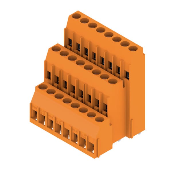 WEIDMÜLLER - Leiterplattenklemme, 5.08mm, Polzahl:24, Abgang: 90°, Zugbügelanschluss