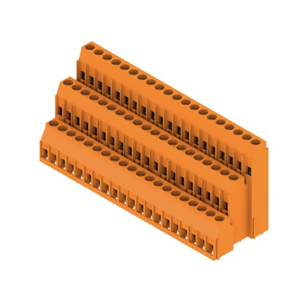 WEIDMÜLLER - Leiterplattenklemme, 5.08mm, Polzahl:60, Abgang: 90°, Zugbügelanschluss