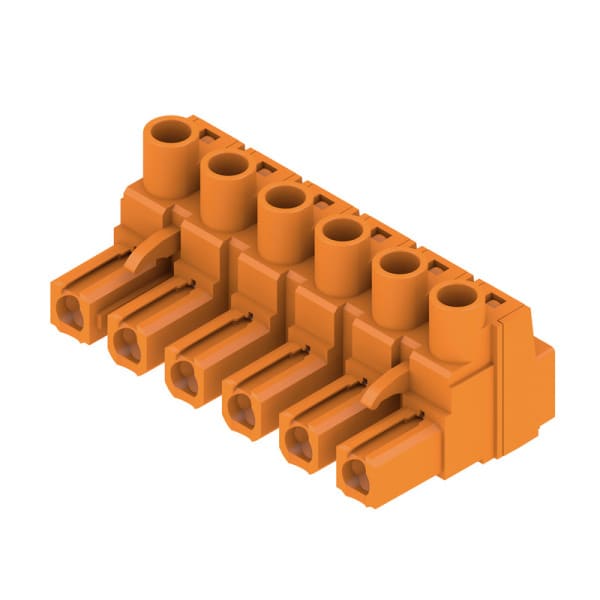 WEIDMÜLLER - Leiterplattensteckverbinder (Leiter), 7.62mm, Polzahl: 6, Zugbügelanschluss