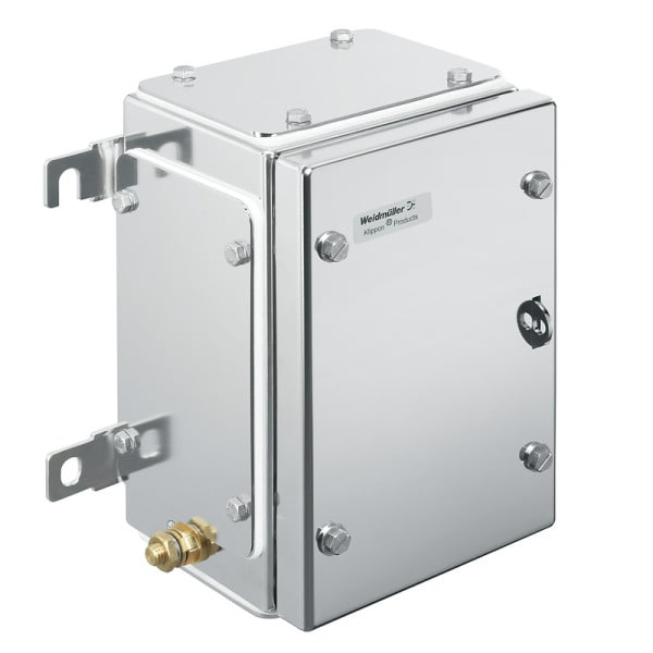 WEIDMÜLLER - Edelstahlgehäuse Klippon TB MH, 152x229x133mm, elektropoliert, silber