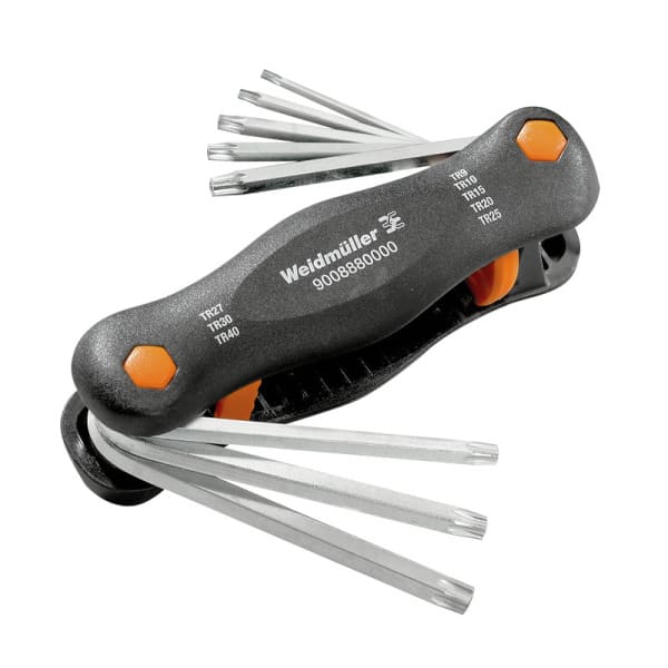 WEIDMÜLLER - Stiftschlüsselsatz, Form: Torx, Anzahl: 8