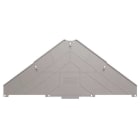 WEIDMÜLLER - Trennwand (Klemmen), unbeschriftet, 225x100mm, grau