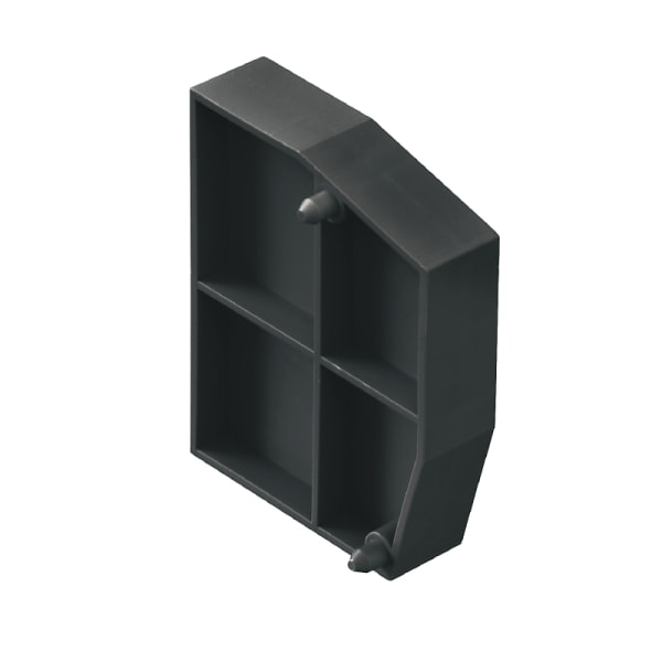 WEIDMÜLLER - Abschluss- und Zwischenplatte (Klemmen), 40x5.5mm, schwarz