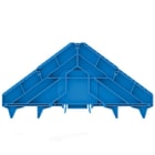 WEIDMÜLLER - Bezeichnungsträger (Klemmen), P-Reihe, Anzahl der Etagen: 16, TS 35x15, blau