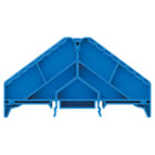 WEIDMÜLLER - Bezeichnungsträger (Klemmen), P-Reihe, Anzahl der Etagen: 8, TS 35x7.5, blau