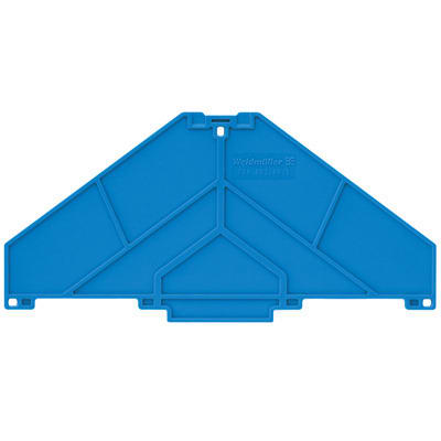 WEIDMÜLLER - Abschlussplatte (Klemmen), 120x3mm, blau