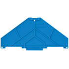 WEIDMÜLLER - Abschlussplatte (Klemmen), 120x3mm, blau