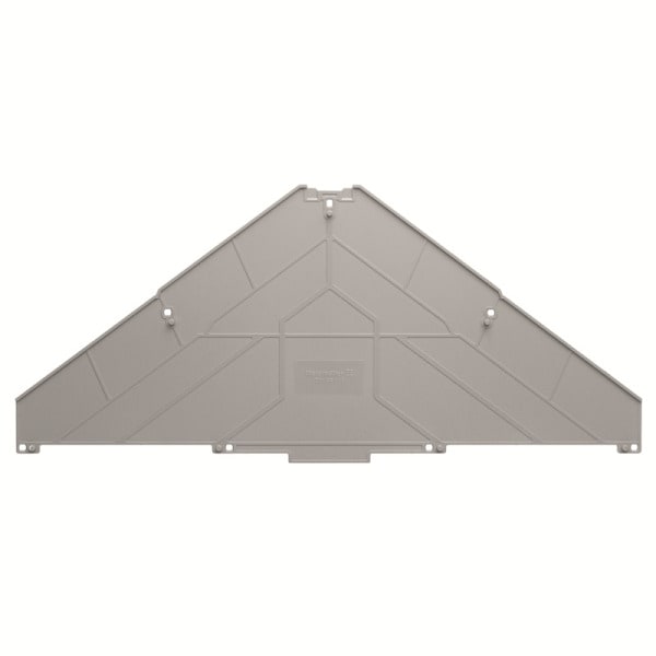 WEIDMÜLLER - Trennwand (Klemmen), beschriftet A-H, waagerecht, 225x100mm, grau