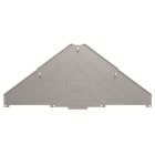 WEIDMÜLLER - Trennwand (Klemmen), beschriftet A-H, waagerecht, 225x100mm, grau