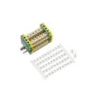 WEIDMÜLLER - Ein- und mehrpolige Klemmenleiste, Schraubanschl, 4mm², Polzahl: 6, 68mm