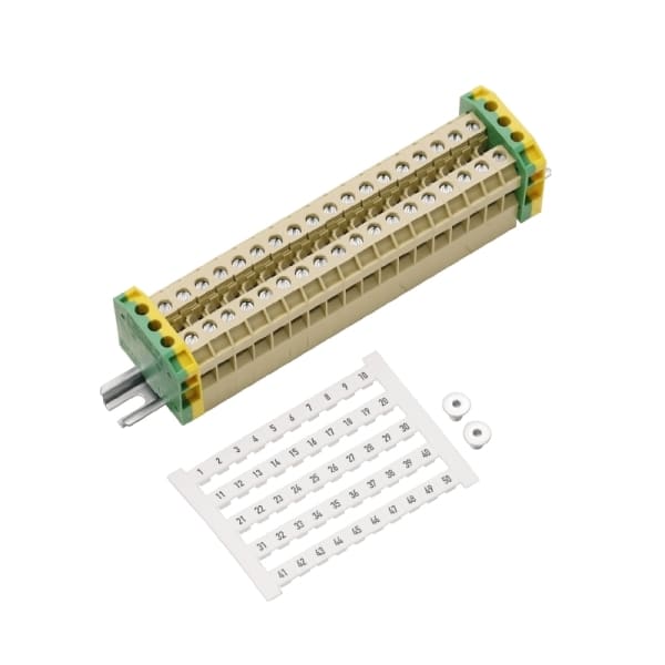 WEIDMÜLLER - Ein- und mehrpolige Klemmenleiste, Schraubanschl, 4mm², Polzahl: 18, 147mm