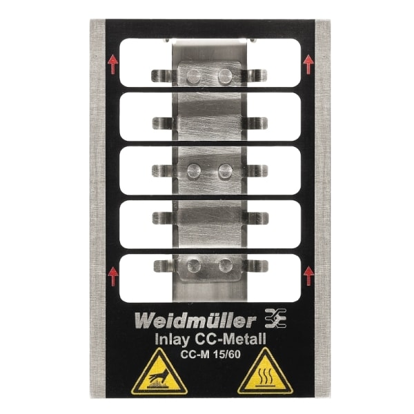 WEIDMÜLLER - Inlay Gerätemarkierer, CC-M 15/60, Ausführung: Aufnahme von 5 Schildern