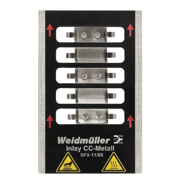 WEIDMÜLLER - Inlay Gerätemarkierer, SFX-M 11/60, Ausführung: Aufnahme von 5 Schildern