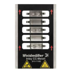 WEIDMÜLLER - Inlay Gerätemarkierer, SFX-M 11/60, Ausführung: Aufnahme von 5 Schildern