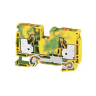 WEIDMÜLLER - Schutzleiter-Reihenklemme, PUSH IN, 10mm², 1000V, grün/gelb