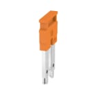WEIDMÜLLER - Querverbinder, gesteckt, Pole:2, Raster 10mm, 57A, orange