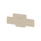 WEIDMÜLLER - Abschluss- und Zwischenplatte (Klemmen), 82x2mm, dunkelbeige