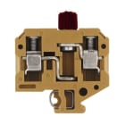 WEIDMÜLLER - Sicherungs-Reihenklemme, Schraubanschl, 10mm², 500V, 10A, mittelgelb