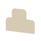 WEIDMÜLLER - Abschlussplatte (Klemmen), 54x1.5mm, dunkelbeige