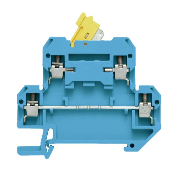WEIDMÜLLER - Prüftrenn-Reihenklemme SAK, Schraub, 4mm², 400V, 10A, blau