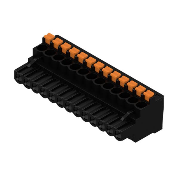 WEIDMÜLLER - Leiterplattensteckverbinder (Leiter), 5.08mm, Polzahl: 13, PUSH IN, Zugfeder