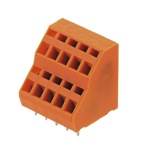 WEIDMÜLLER - Leiterplattenklemme, 5.08mm, Polzahl:36, Abgang: 135°, Zugfederanschluss