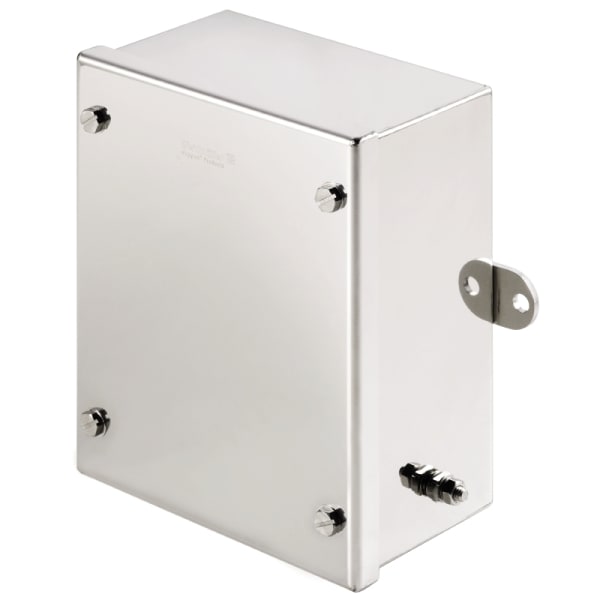 WEIDMÜLLER - Edelstahlgehäuse Klippon STB, 150x190x90mm, spiegelpoliert, silber