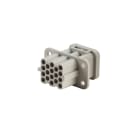 WEIDMÜLLER - HDC-Einsatz Buchse, 250V, 10A, Pole:17, Crimp, BG HQ