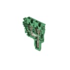 WEIDMÜLLER - Stecker (Klemmen), Steckanschluss, 2.5mm², 500V, 24A, Polzahl: 1, grün