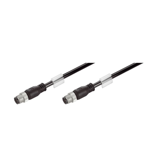 WEIDMÜLLER - Bahnkabel Kupfer, M12 D-Code, IP67, Cat5/5e Radox GKW S, 0.3m