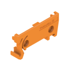 WEIDMÜLLER - Elektronikgehäuse orange, Abschlussplatte, Breite: 8mm