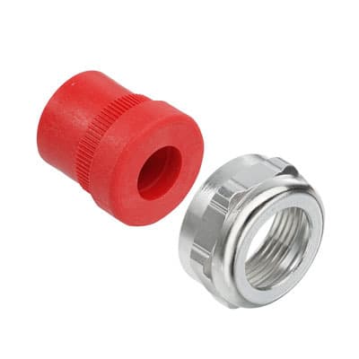 WEIDMÜLLER - Kabelverschraubung (Kunststoff), Zubehör, PG 21, Messing, vernickelt