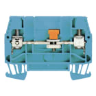 WEIDMÜLLER - Messwandlertrennreihenklemme WTL, Schraub, 6mm², 630V, 41A, blau