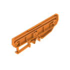 WEIDMÜLLER - Elektronikgehäuse orange, Abschlussplatte, Breite: 6.4mm
