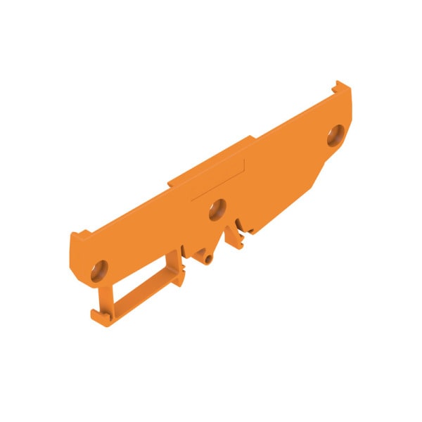 WEIDMÜLLER - Elektronikgehäuse orange, Abschlussplatte, Breite: 6.4mm